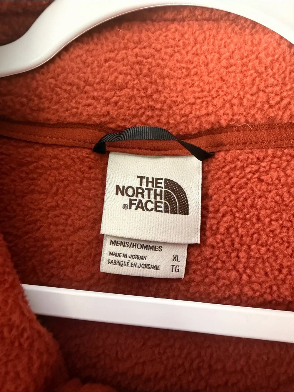 The North Face Orange Fleece Vest